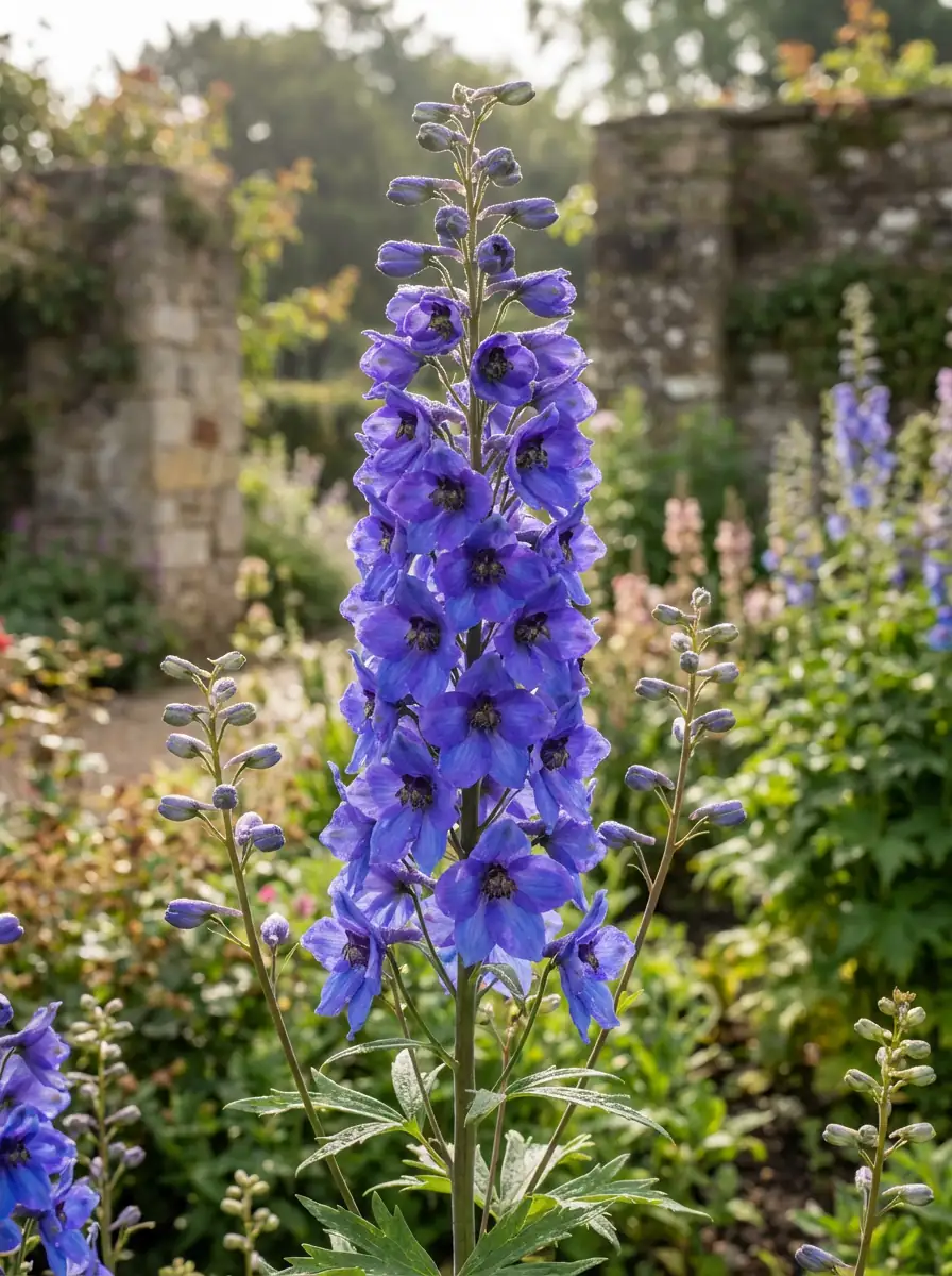 飞燕草 (Delphinium) — 环境展示