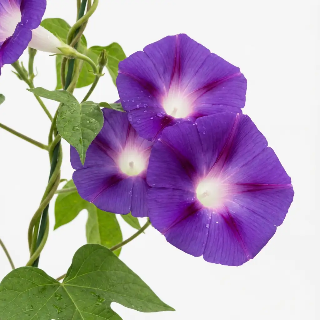 牵牛花 (Ipomoea purpurea) — 特写