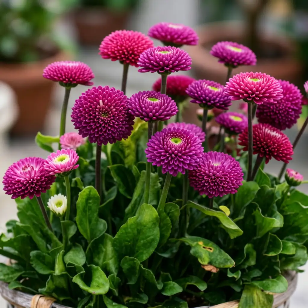 雏菊 (Bellis perennis) — 细节