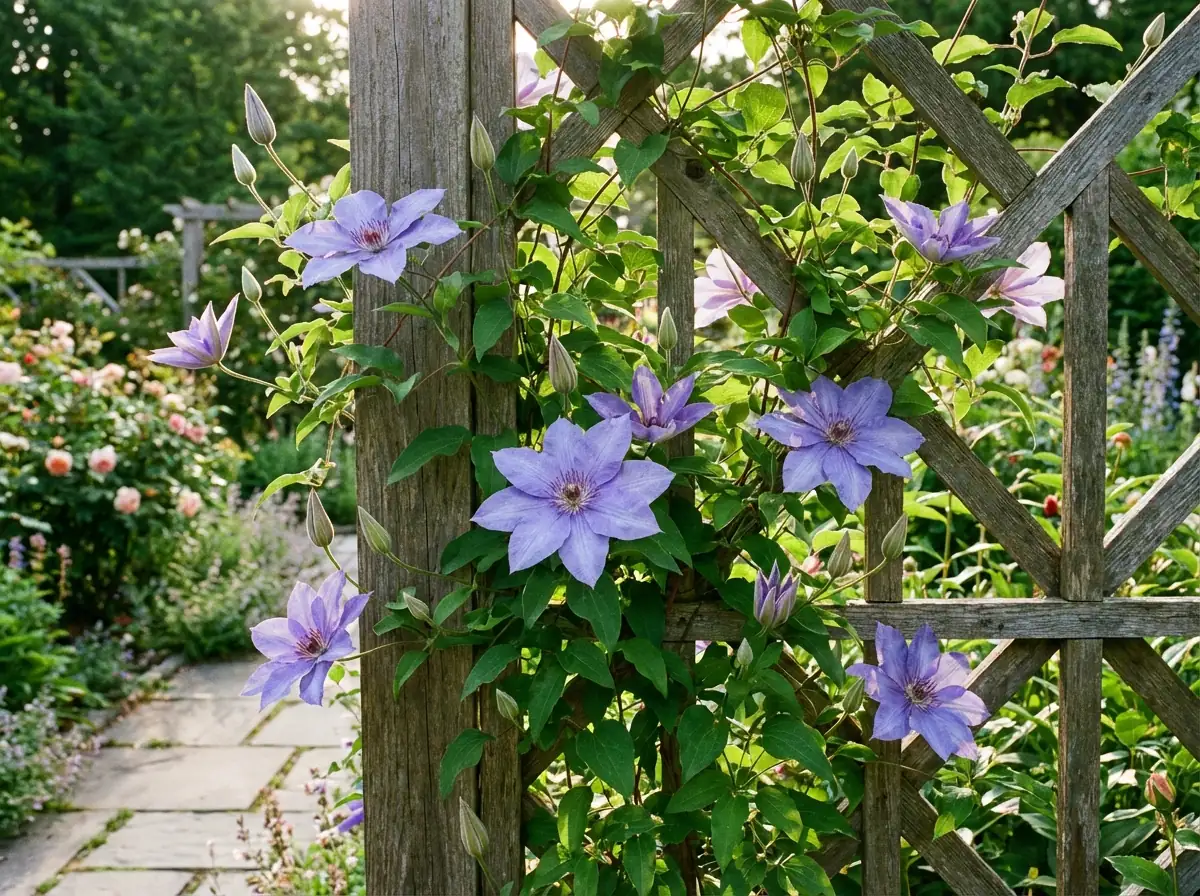 铁线莲 (Clematis spp.) — 环境展示