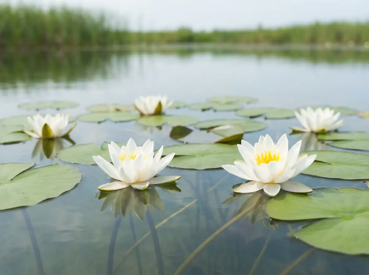 睡莲 (Nymphaea) — 细节