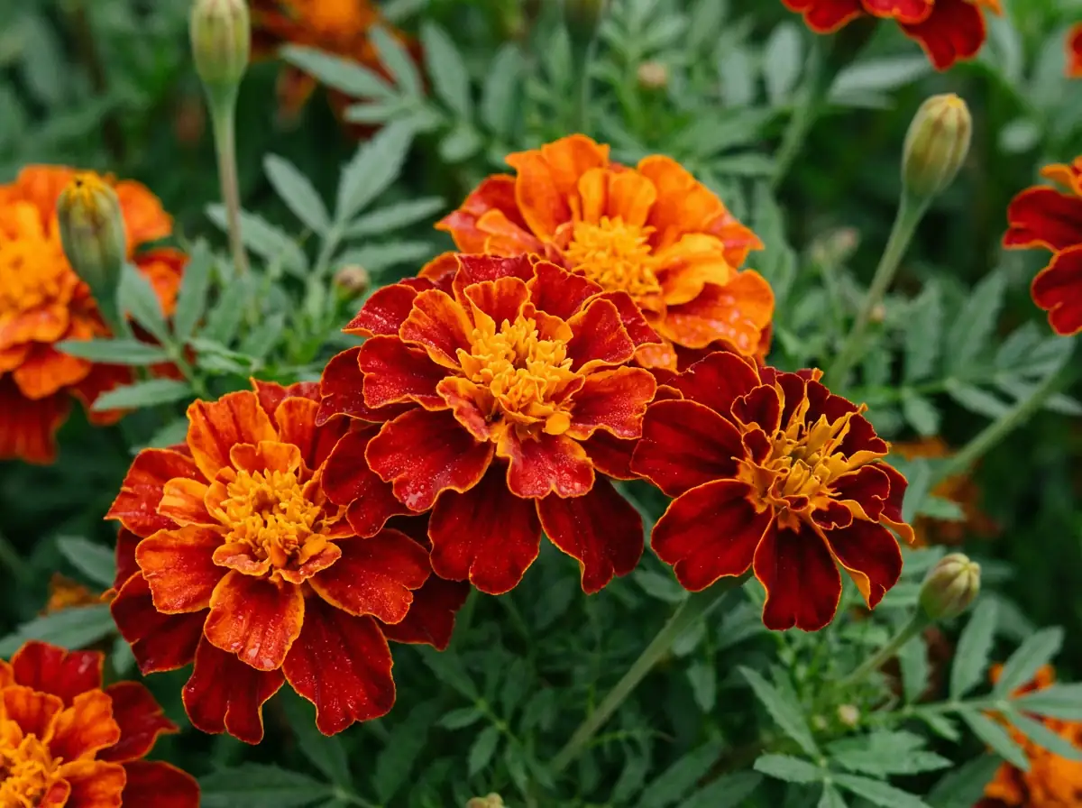 French Marigold (Tagetes patula) — ଅତିରିକ୍ତ ଦୃଶ୍ୟ