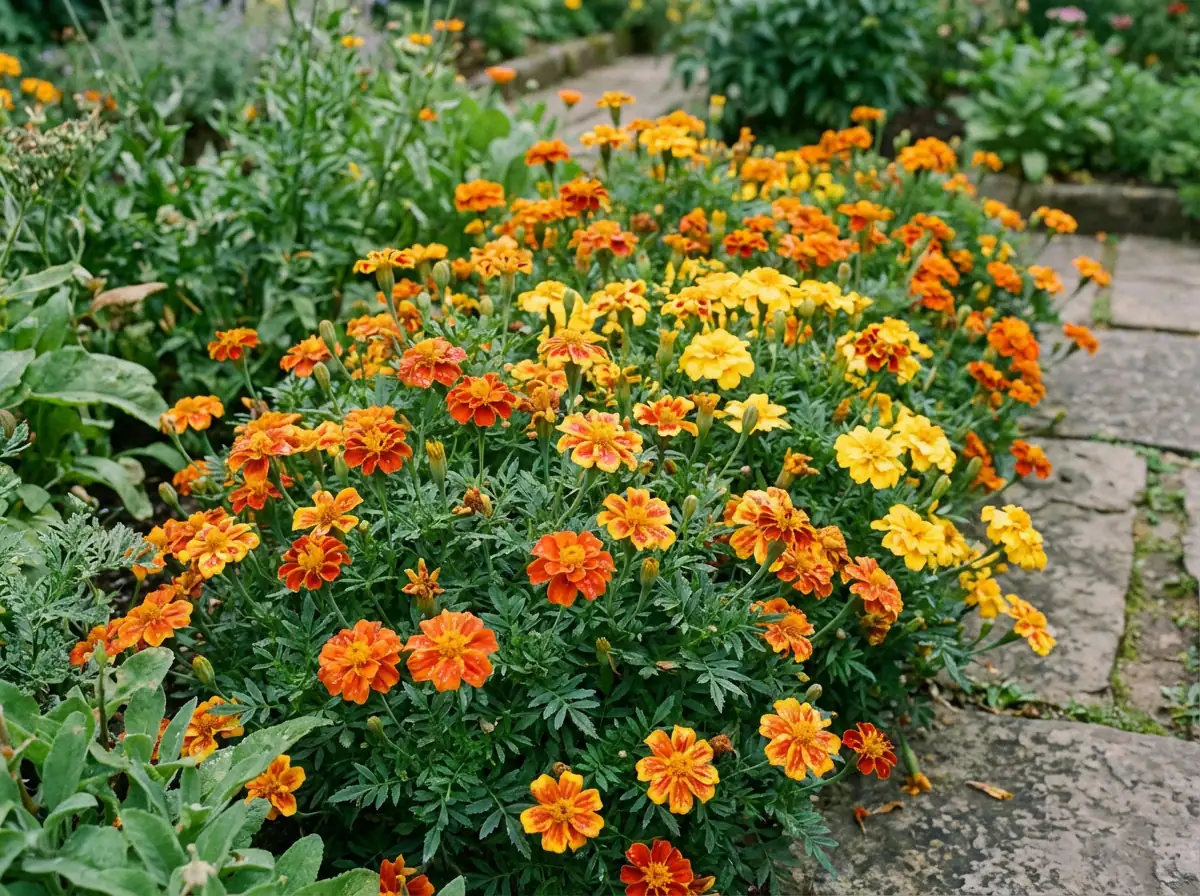 French Marigold (Tagetes patula) — ଅତିରିକ୍ତ ଦୃଶ୍ୟ