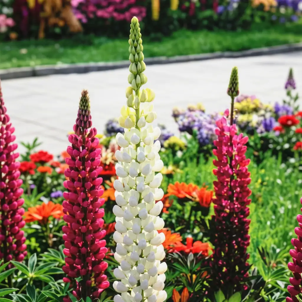 ลูปิน (Lupinus polyphyllus) — รายละเอียด
