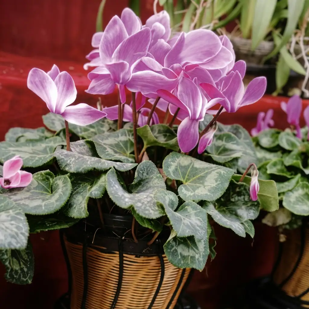 仙客来 (Cyclamen persicum) — 环境展示