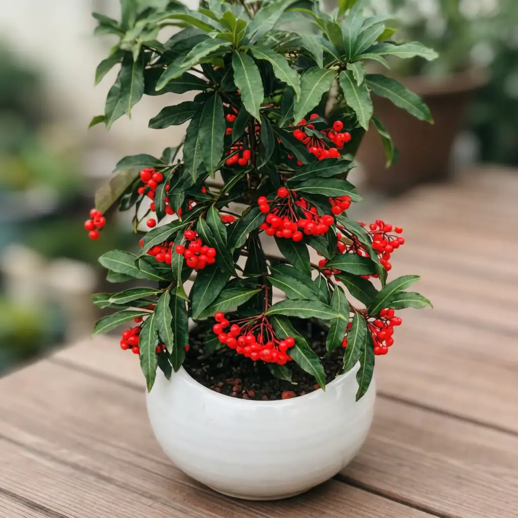 朱砂根 (Ardisia crenata) — 细节
