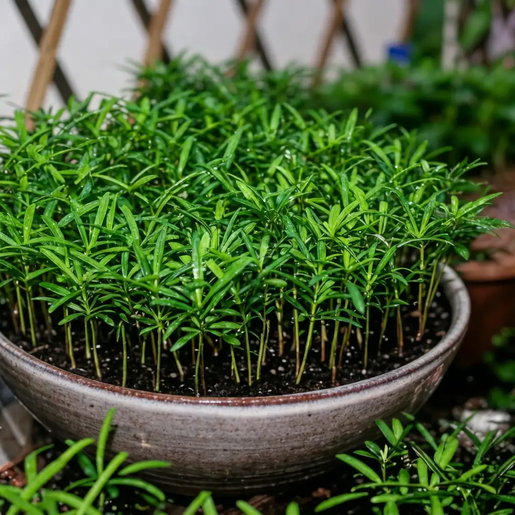 罗汉松 (Podocarpus macrophyllus) — 细节