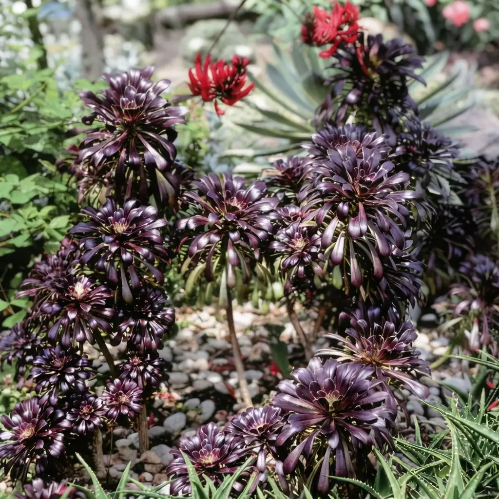 黑法师 (Aeonium arboreum 'Zwartkop') — 主图