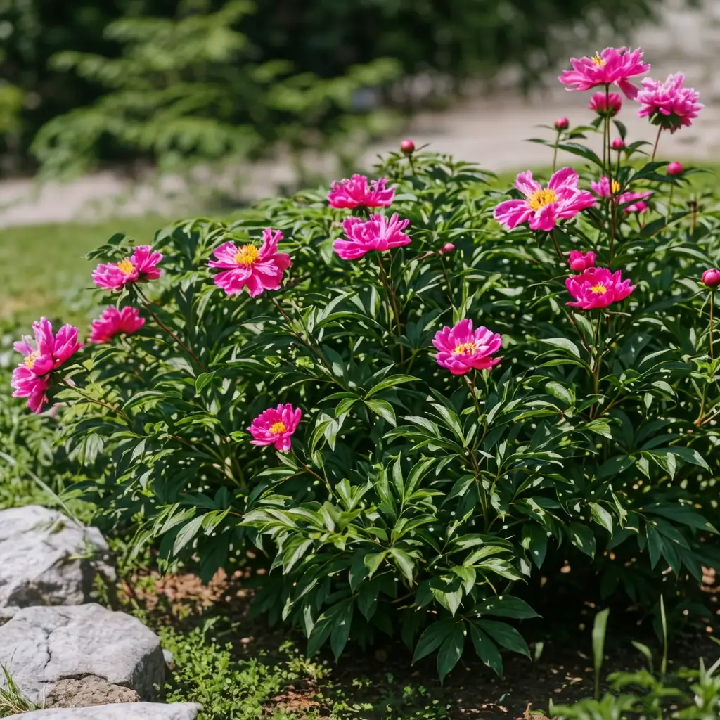 芍药 (Paeonia lactiflora) — 特写