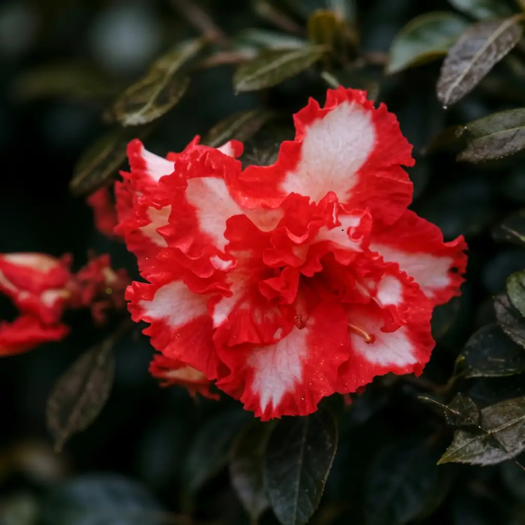 比利时杜鹃 (Rhododendron Simsii Group (Belgian/European florist azalea hybrids; often sold under Rhododendron indica in horticulture)) — 环境展示
