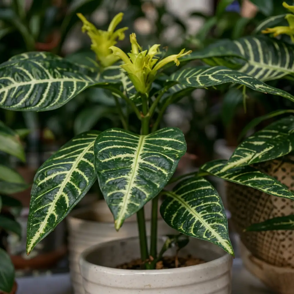 银脉单药花 (Aphelandra squarrosa) — 主图