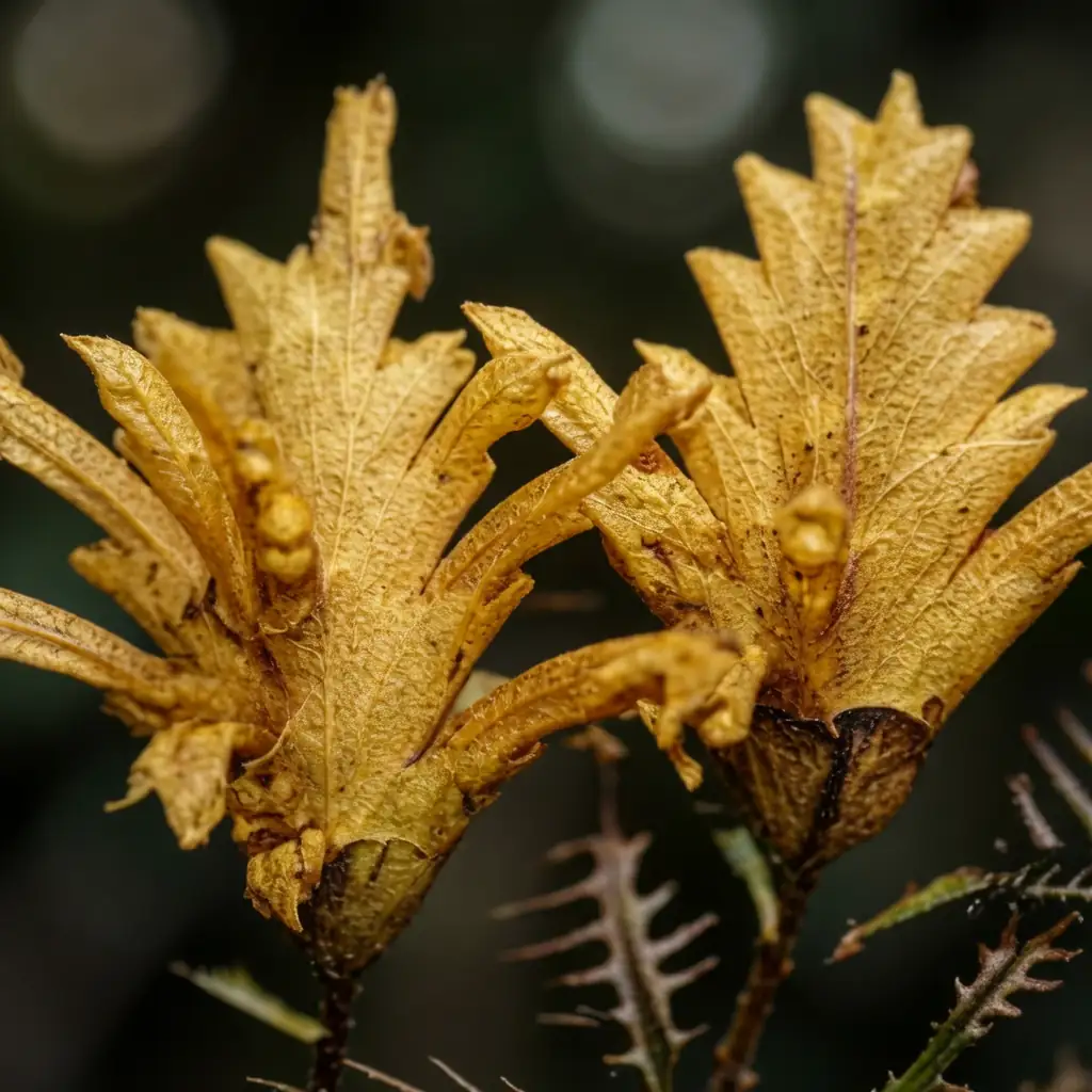 银脉单药花 (Aphelandra squarrosa) — 细节