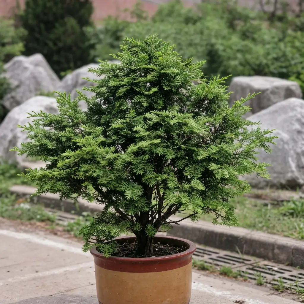红豆杉 (Taxus chinensis) — 细节