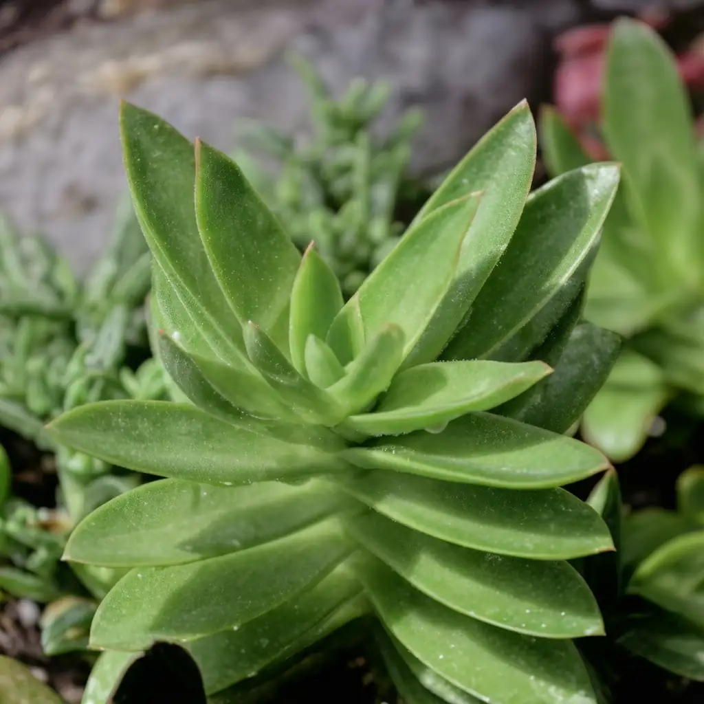 火祭 (Crassula capitella 'Campfire') — 环境展示