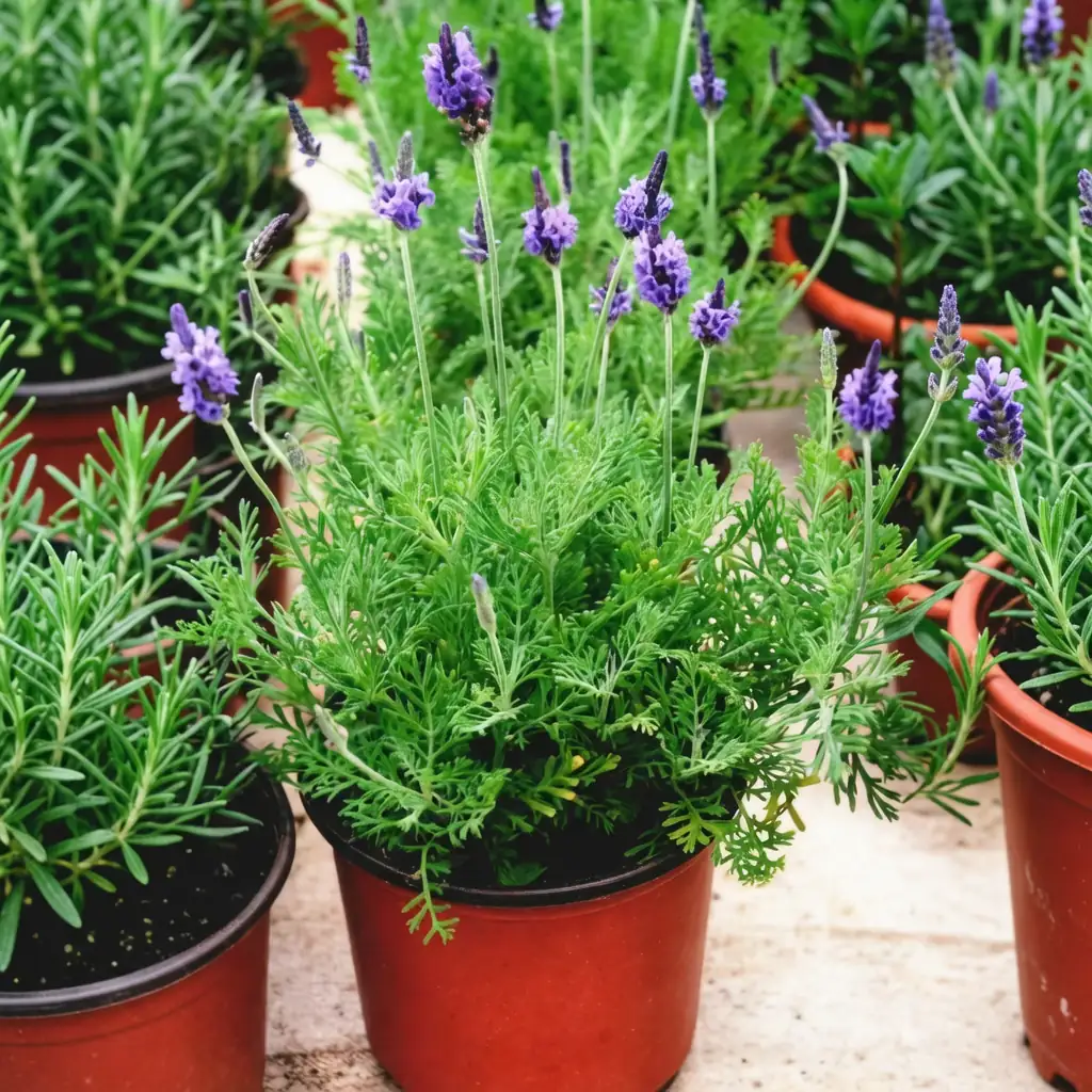 薰衣草 (Lavandula angustifolia) — 细节