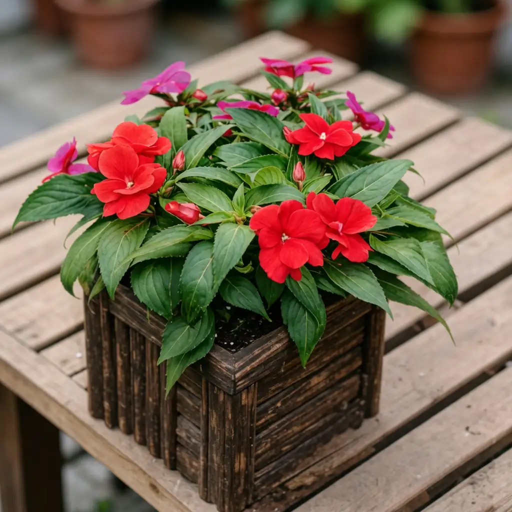 非洲凤仙 (Impatiens walleriana) — 主图