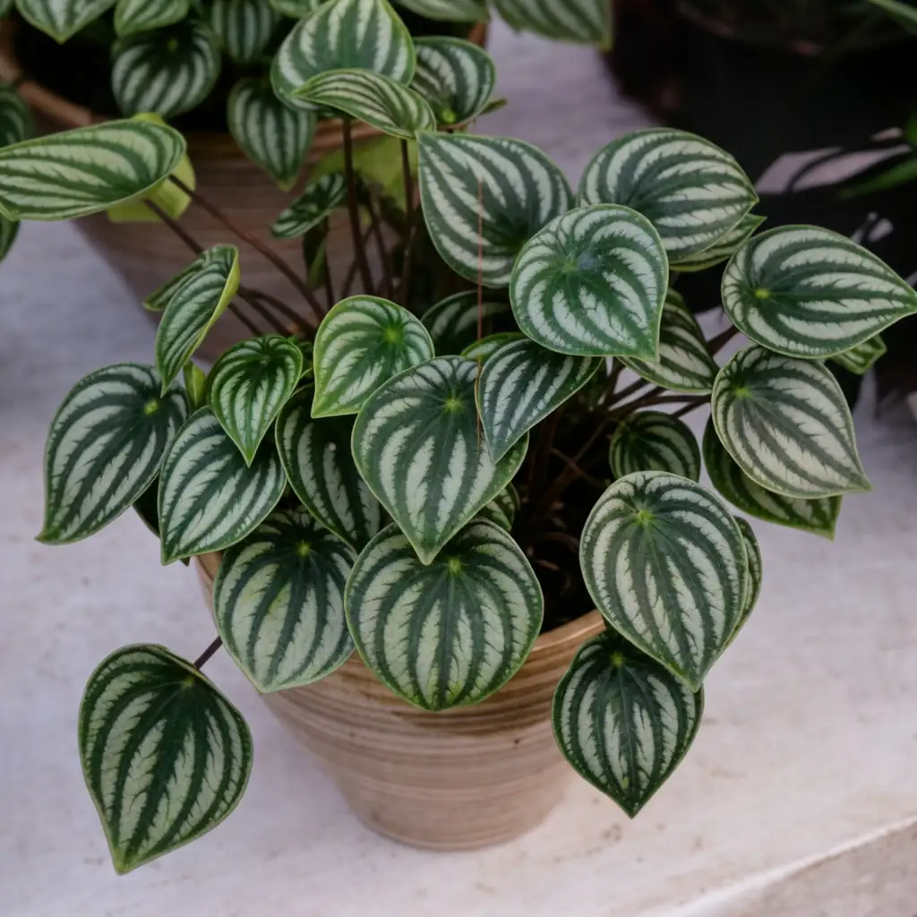 西瓜皮椒草 (Peperomia argyreia) — 主图