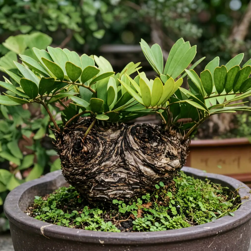 美叶苏铁 (Zamia furfuracea) — 细节