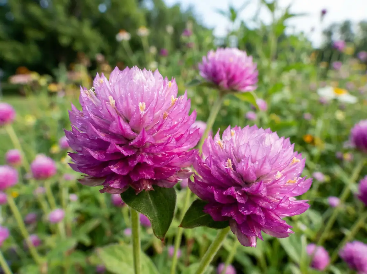 千日红 (Gomphrena globosa) — 主图