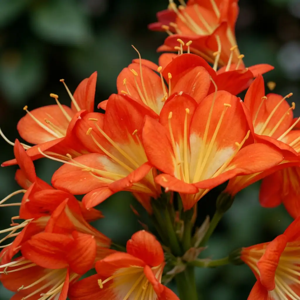 君子兰 (Clivia miniata) — 特写