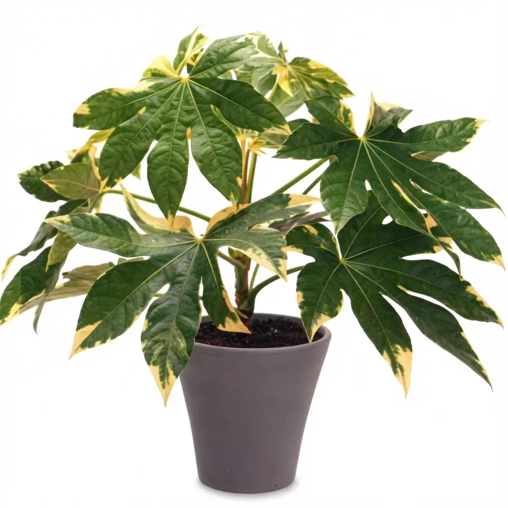 八角金盘 (Fatsia japonica) — 细节