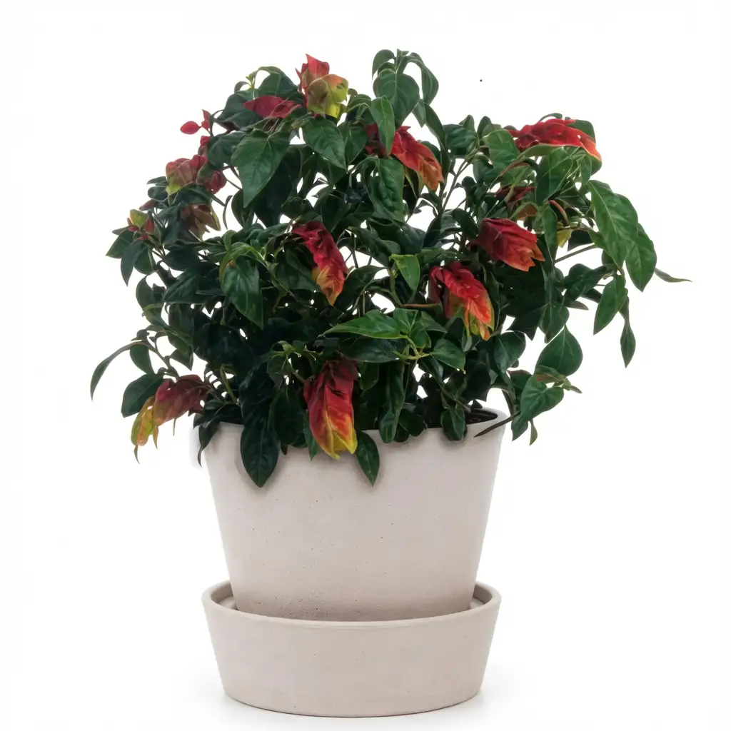 虾衣花 (Justicia brandegeeana) — 细节