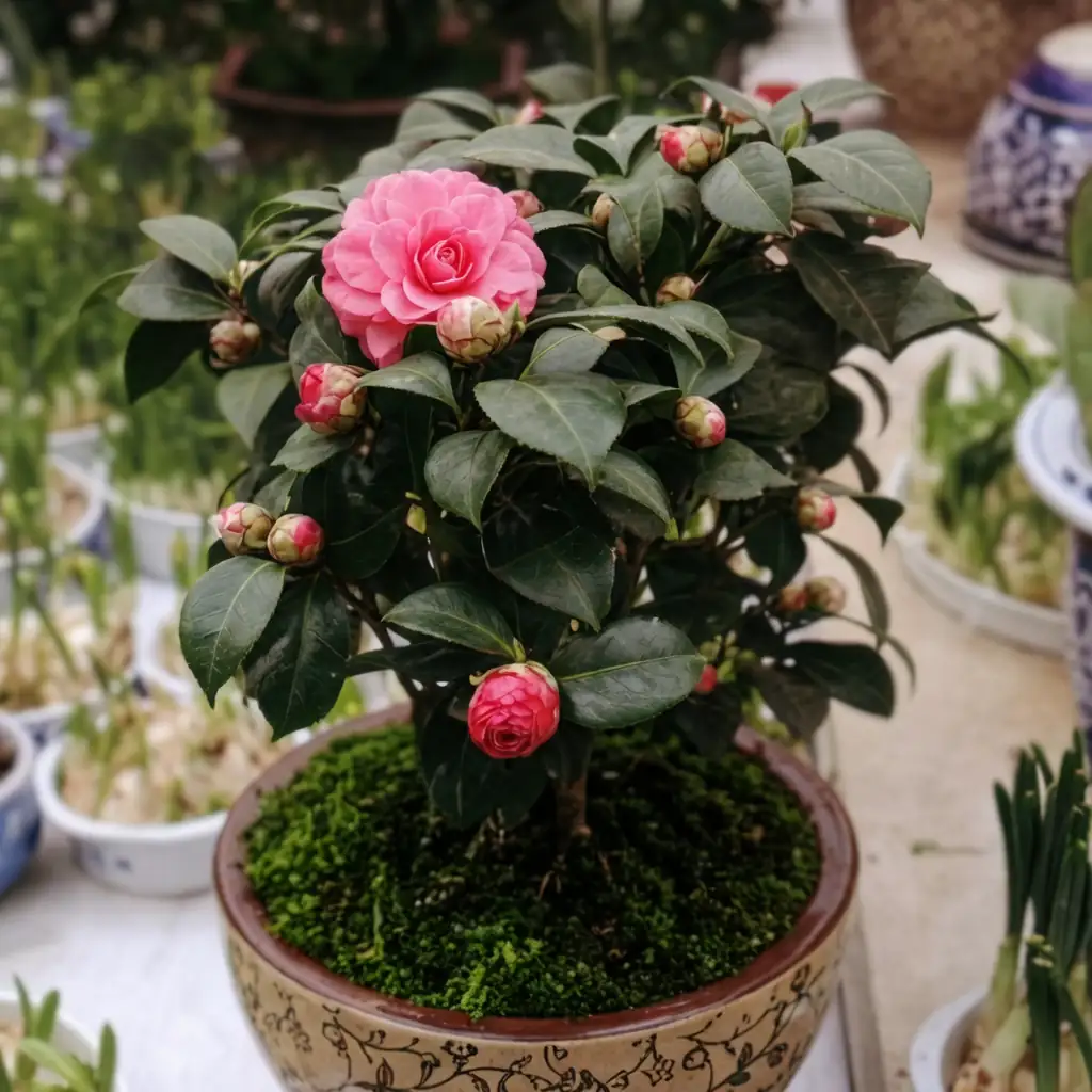 山茶花 (Camellia japonica) — 更多视角