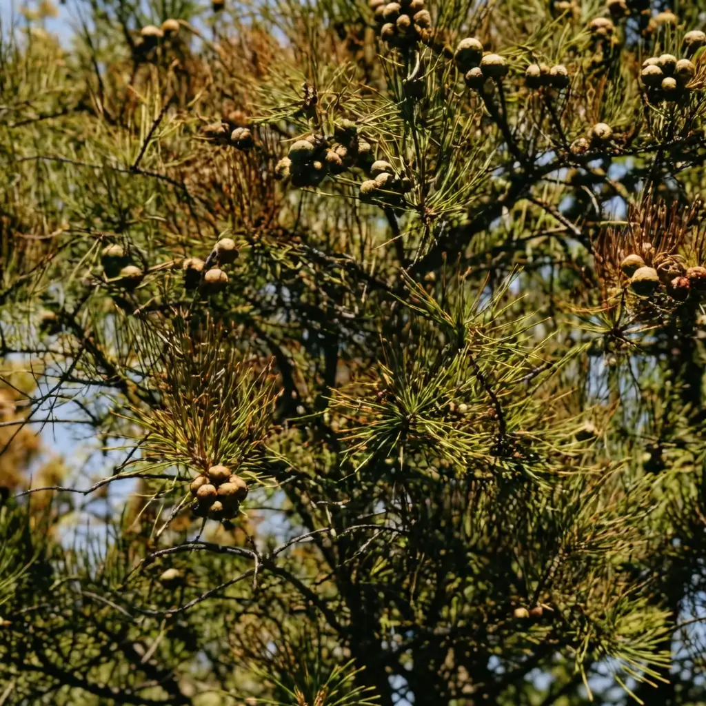 池杉 (Taxodium ascendens) — 特写