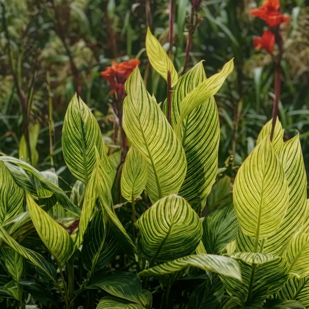 美人蕉 (Canna indica) — 特写