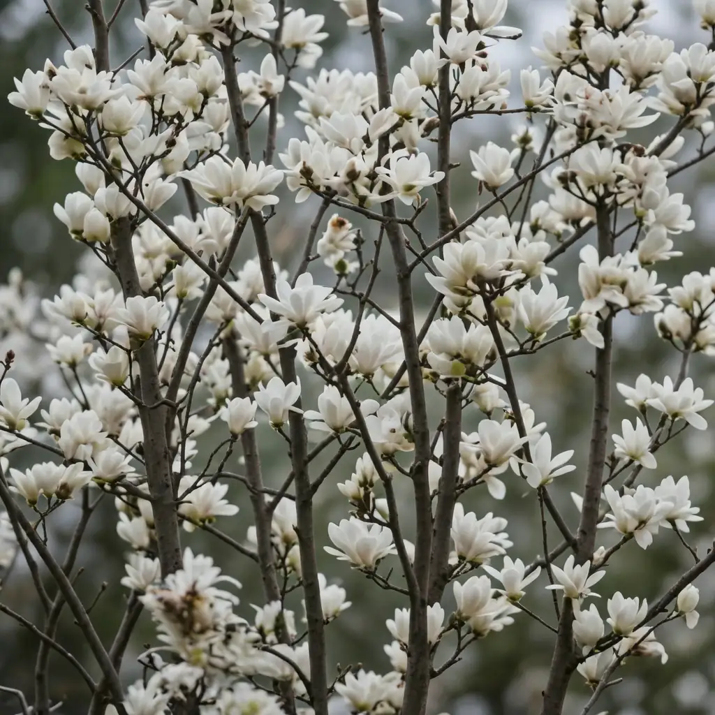 玉兰 (Magnolia denudata) — 特写