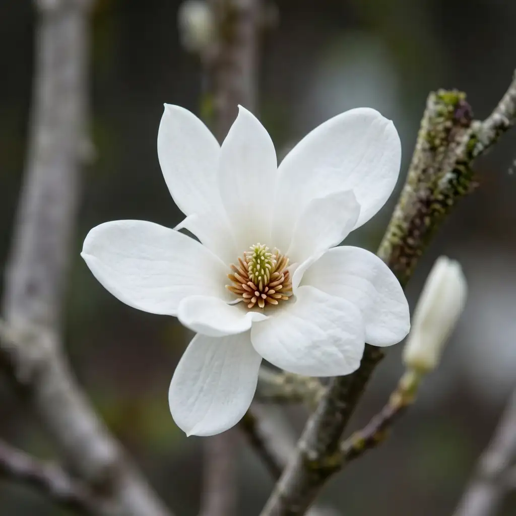 玉兰 (Magnolia denudata) — 细节