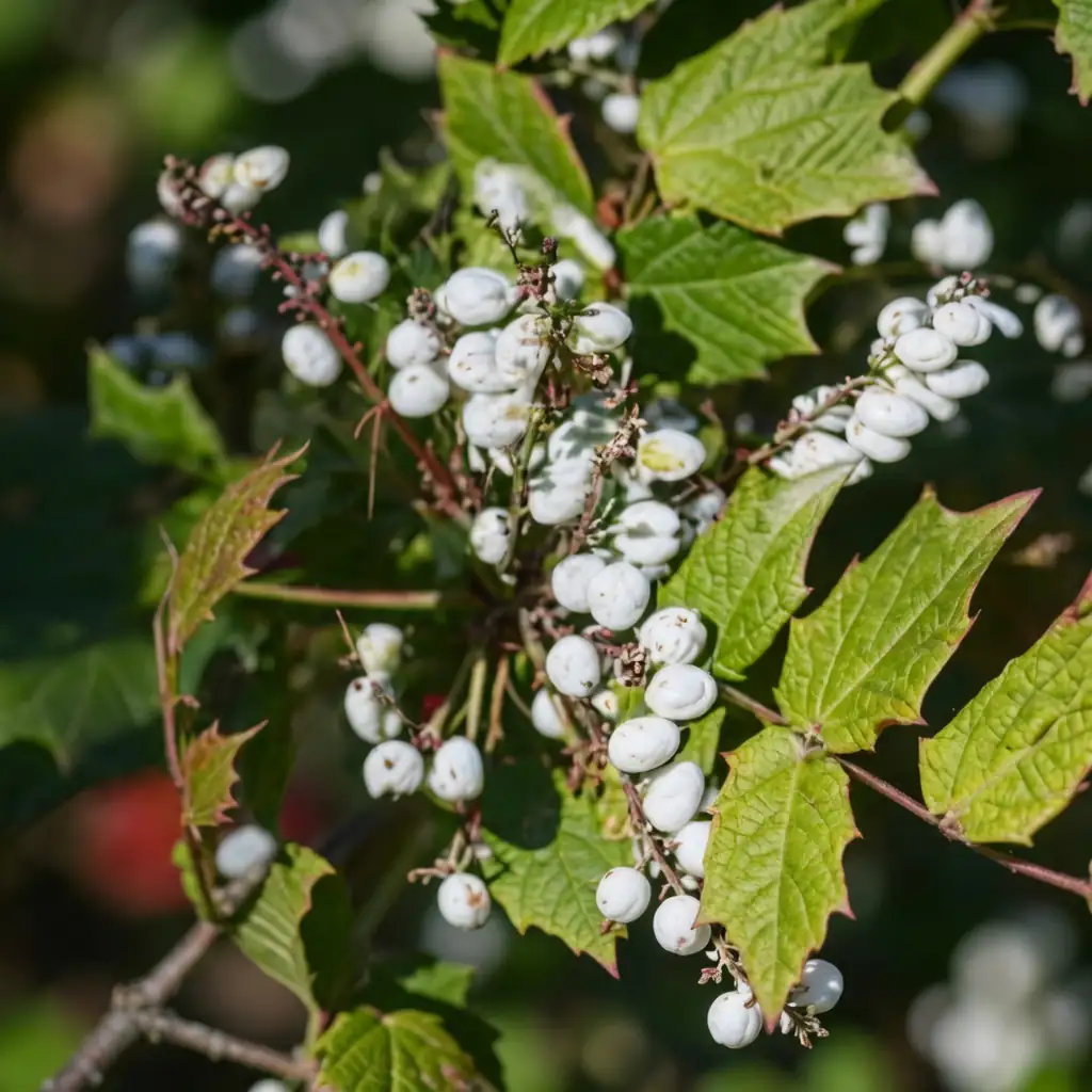 阔叶十大功劳 (Mahonia bealei) — 细节