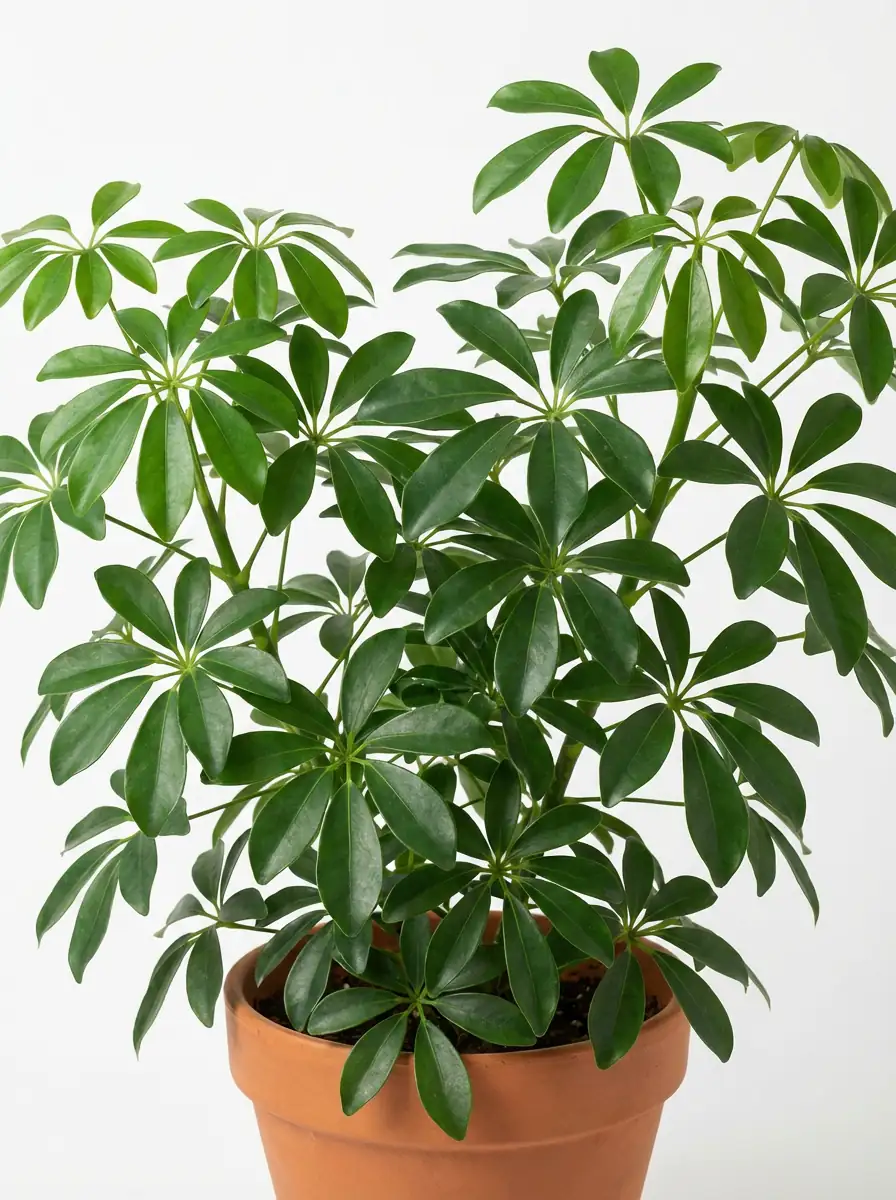 鹅掌柴 (Schefflera arboricola) — 细节