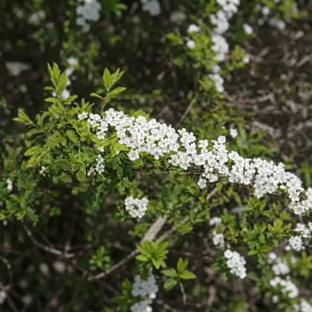 珍珠绣线菊 (Spiraea thunbergii) — 细节
