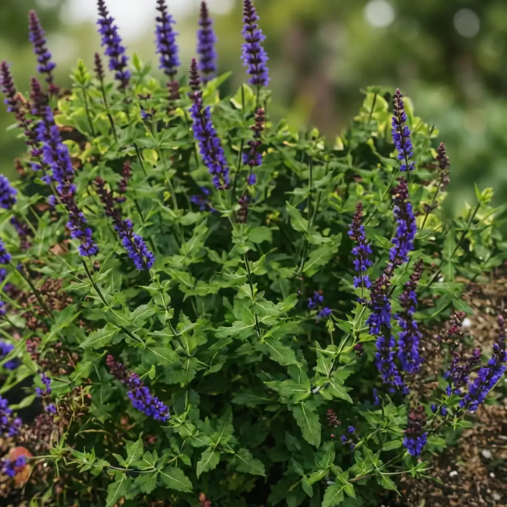 林荫鼠尾草 (Salvia nemorosa) — 细节