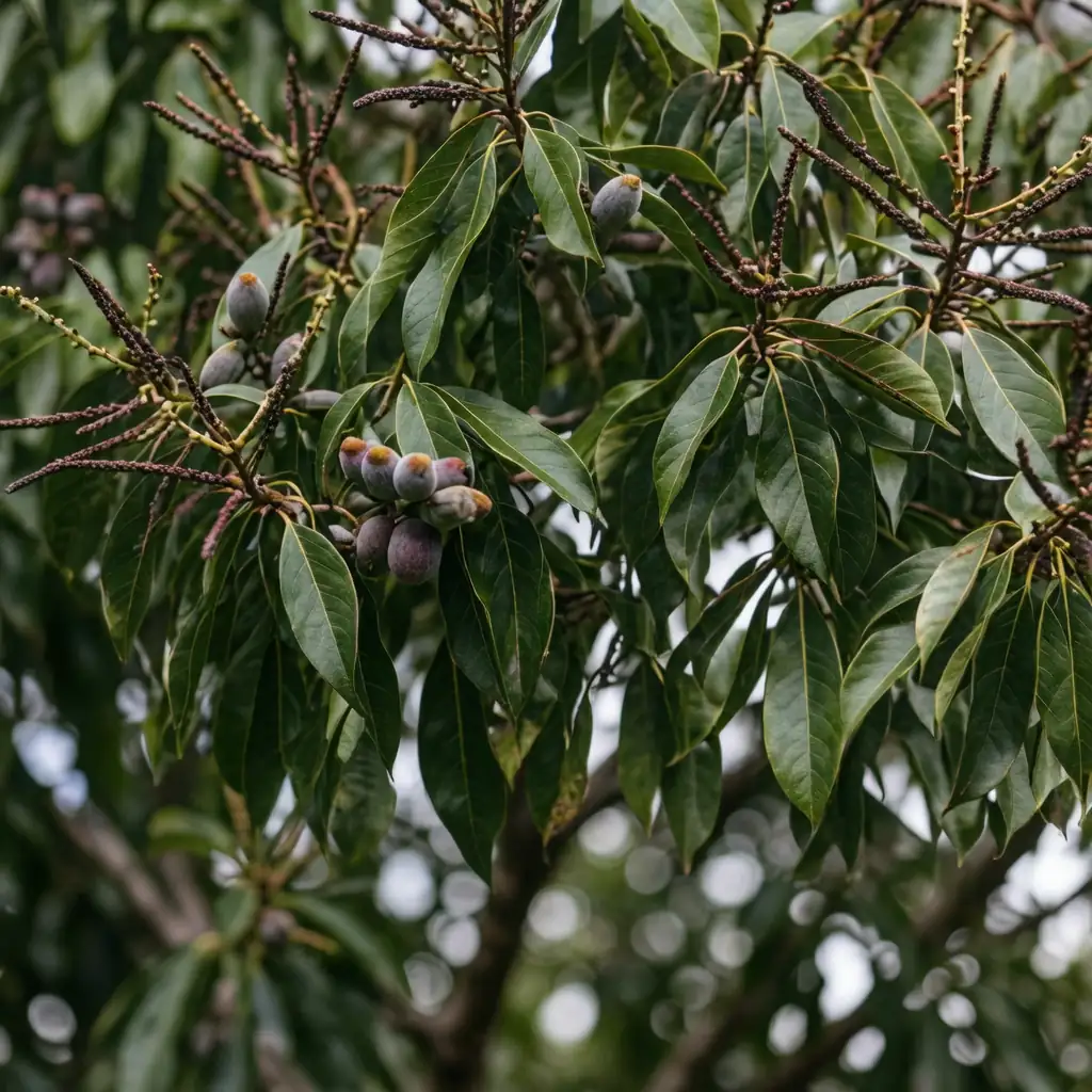 石栎 (Lithocarpus glaber) — 主图