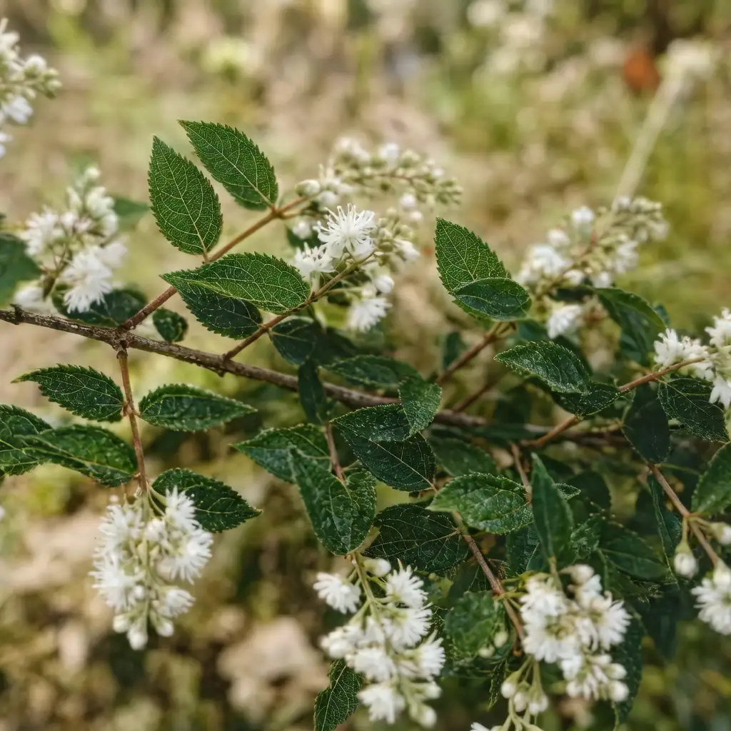 溲疏 (Deutzia scabra) — 特写