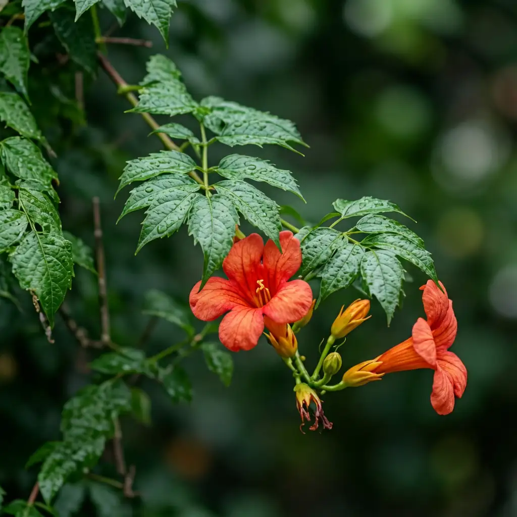 凌霄 (Campsis grandiflora) — 主图