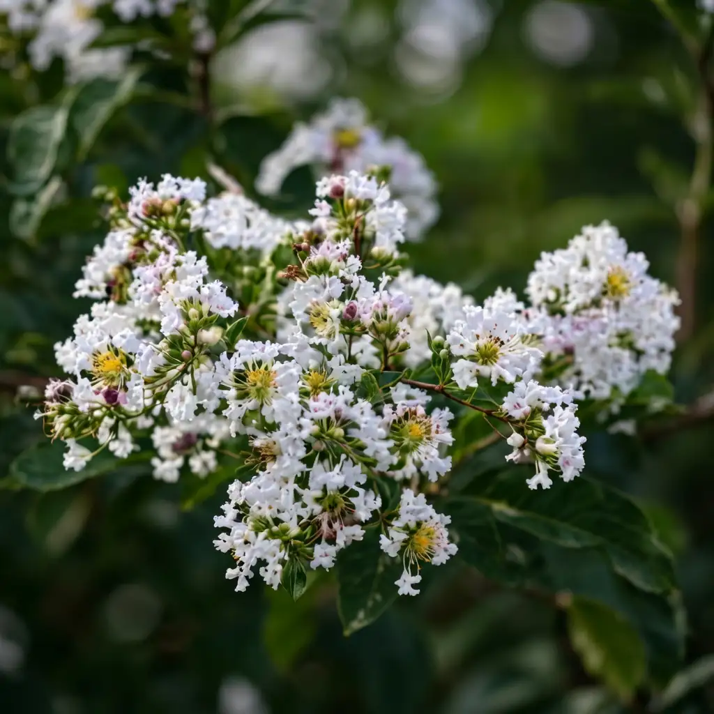 紫薇 (Lagerstroemia indica) — 细节