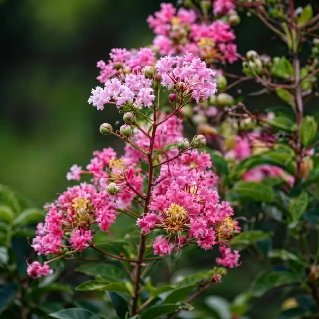 紫薇 (Lagerstroemia indica) — 特写