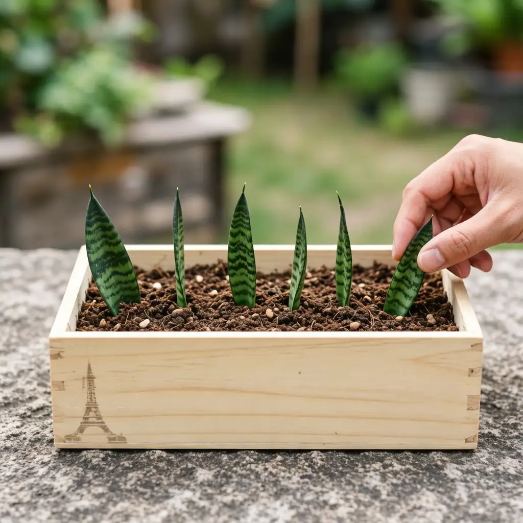 虎尾兰 (Dracaena trifasciata (syn. Sansevieria trifasciata)) — 特写