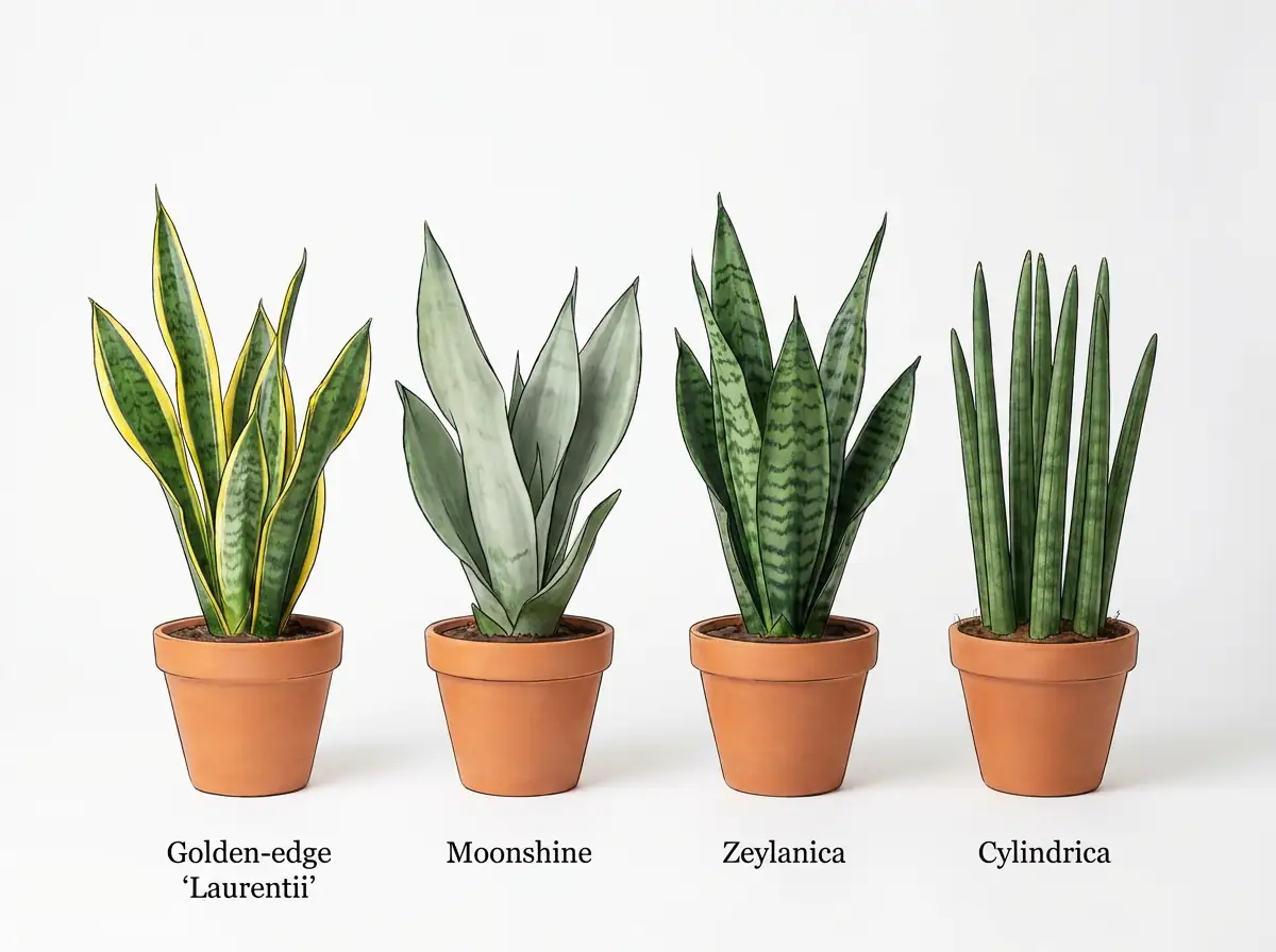 虎尾兰 (Dracaena trifasciata (syn. Sansevieria trifasciata)) — 更多视角
