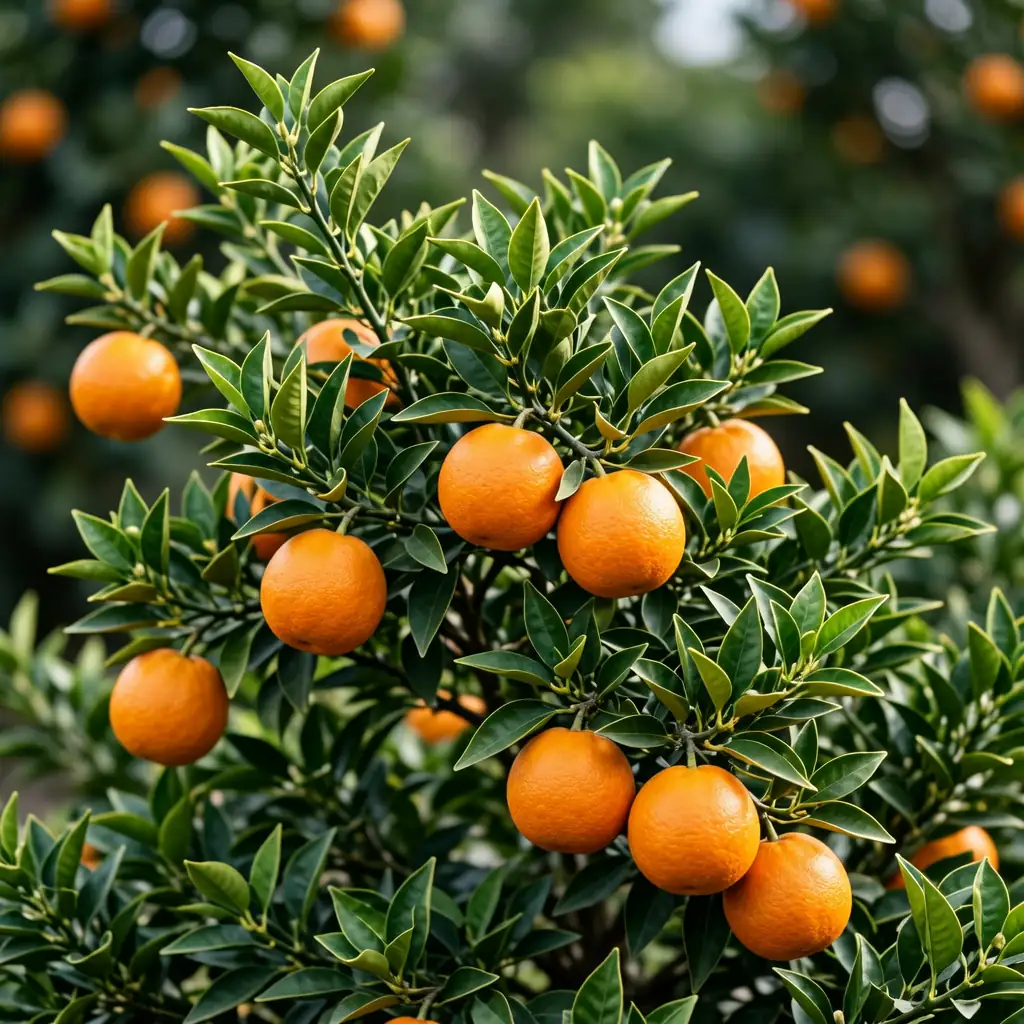 柑橘 (Citrus reticulata) — 细节