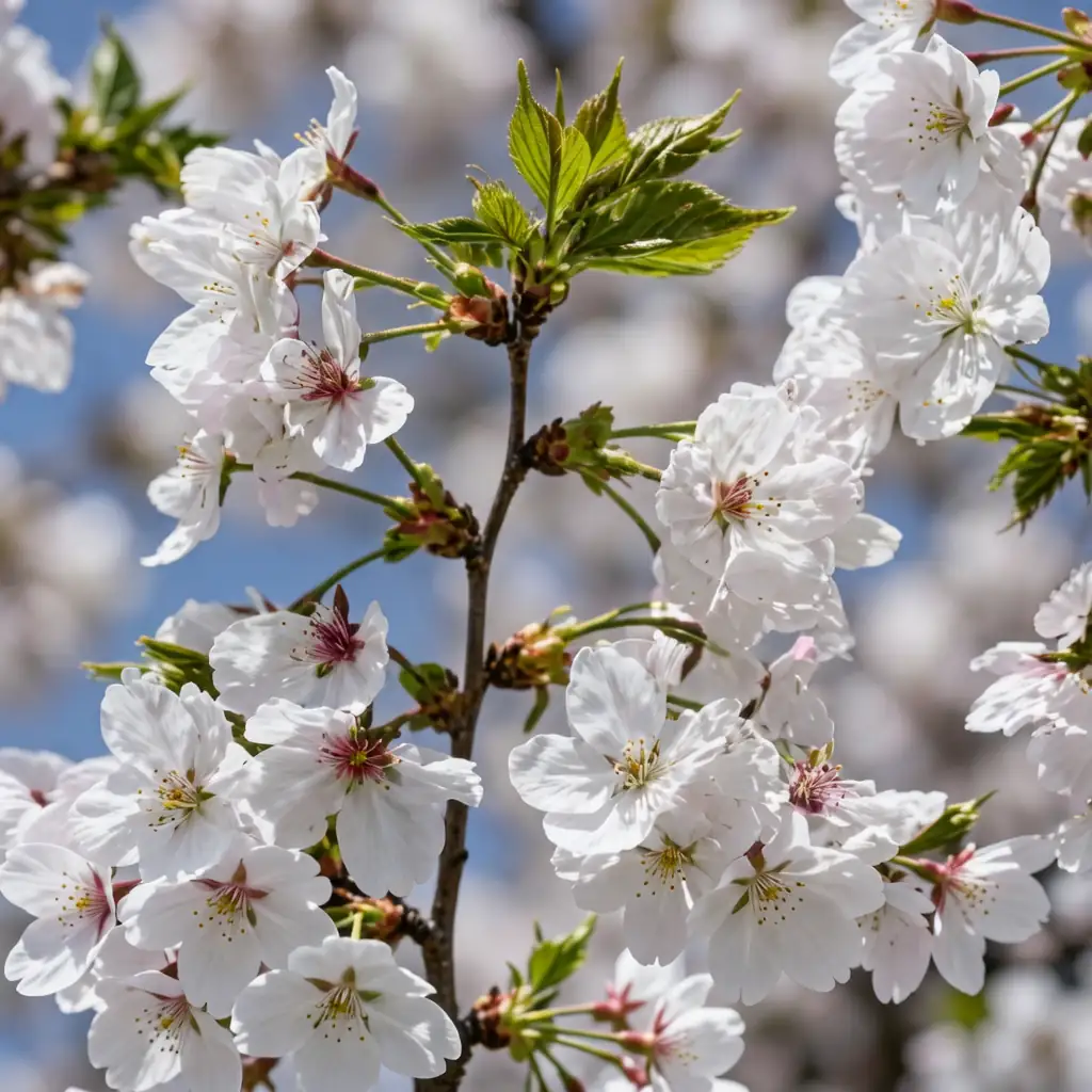 山櫻花 (Prunus serrulata) — 细节