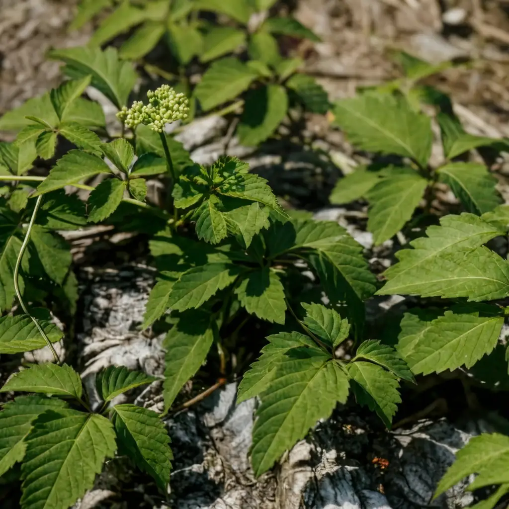 乌蔹莓 (Cayratia japonica) — 细节