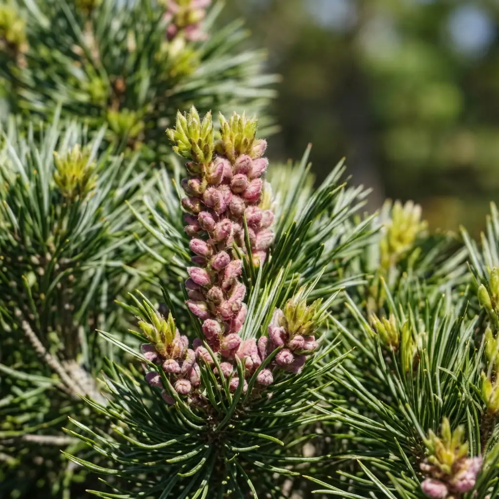 日本五针松 (Pinus parviflora) — 细节