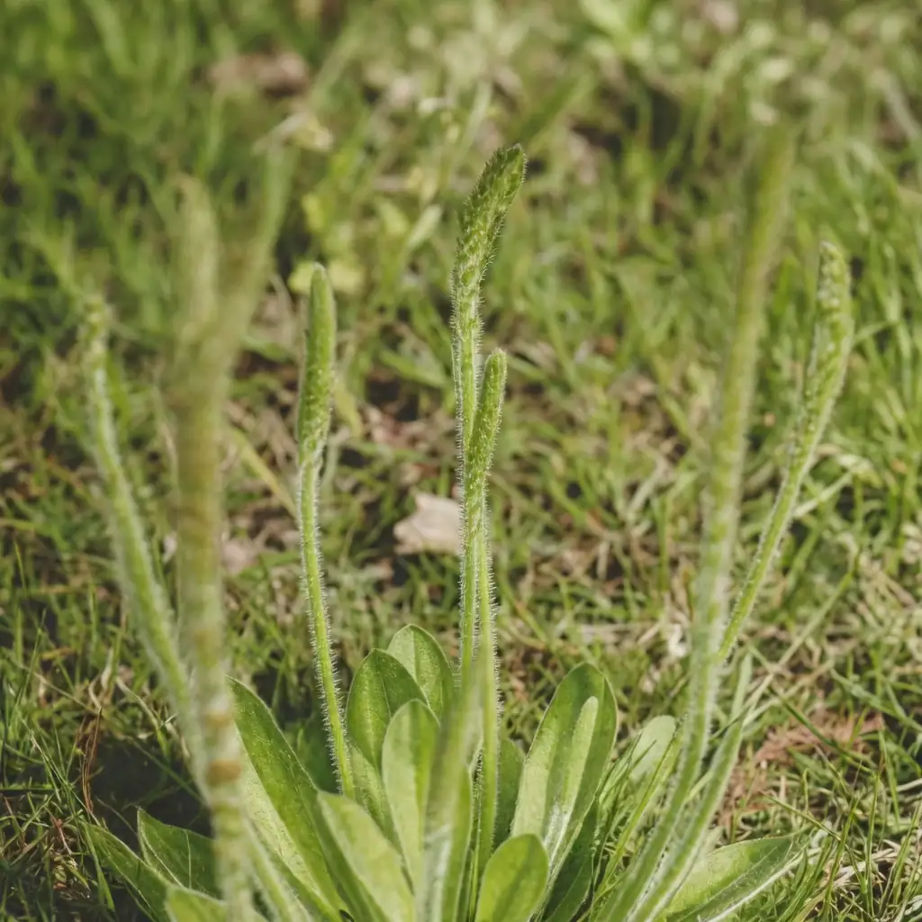 北美车前 (Plantago virginica) — 细节