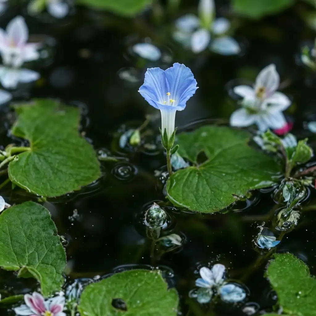 圆叶牵牛 (Ipomoea purpurea) — 主图