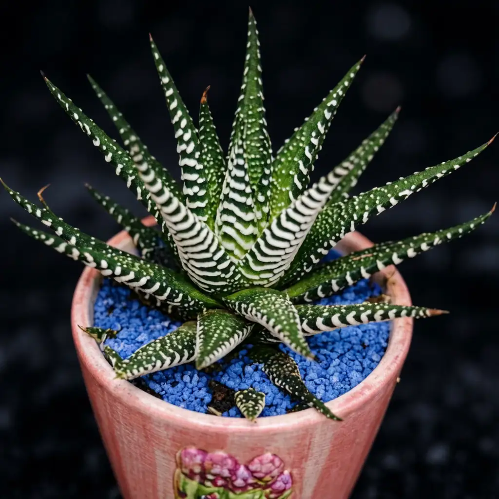 Zebra-Haworthia (Haworthiopsis attenuata) — weitere Ansicht