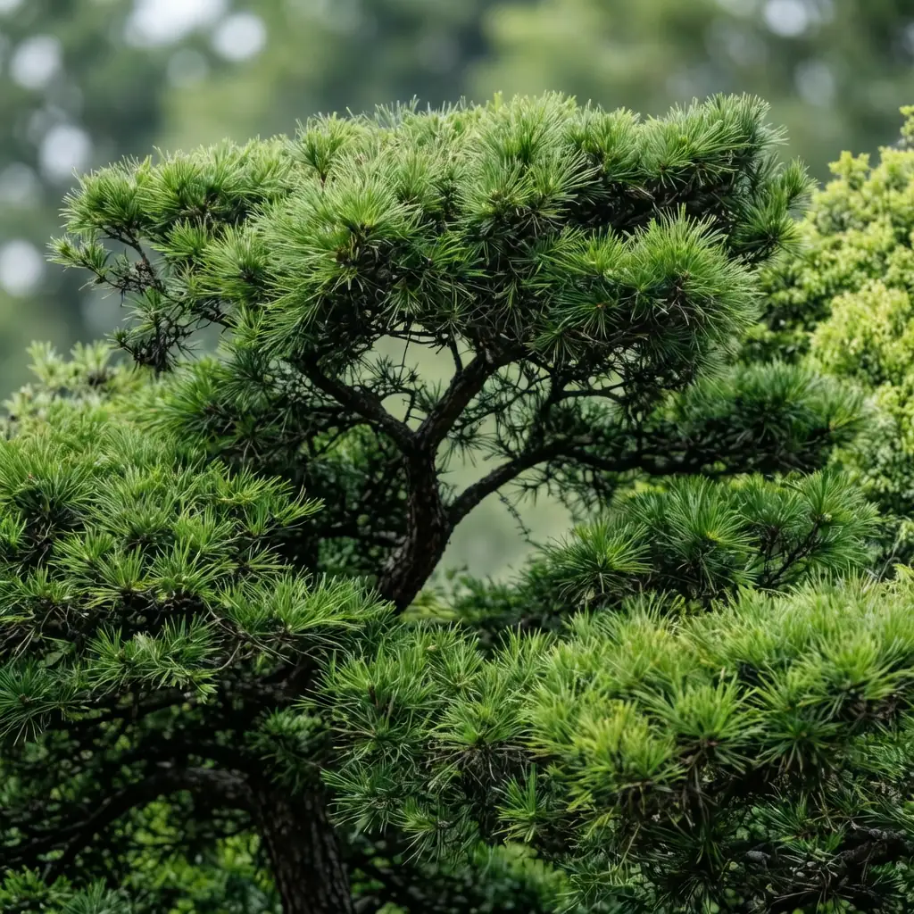 黑松 (Pinus thunbergii) — 特写